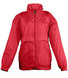 SOL'S Kids Surf Windbreaker Jacket 32300 - Red