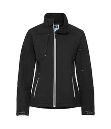 Russell Athletic Ladies Bionic Soft Shell Jacket 410F - Black