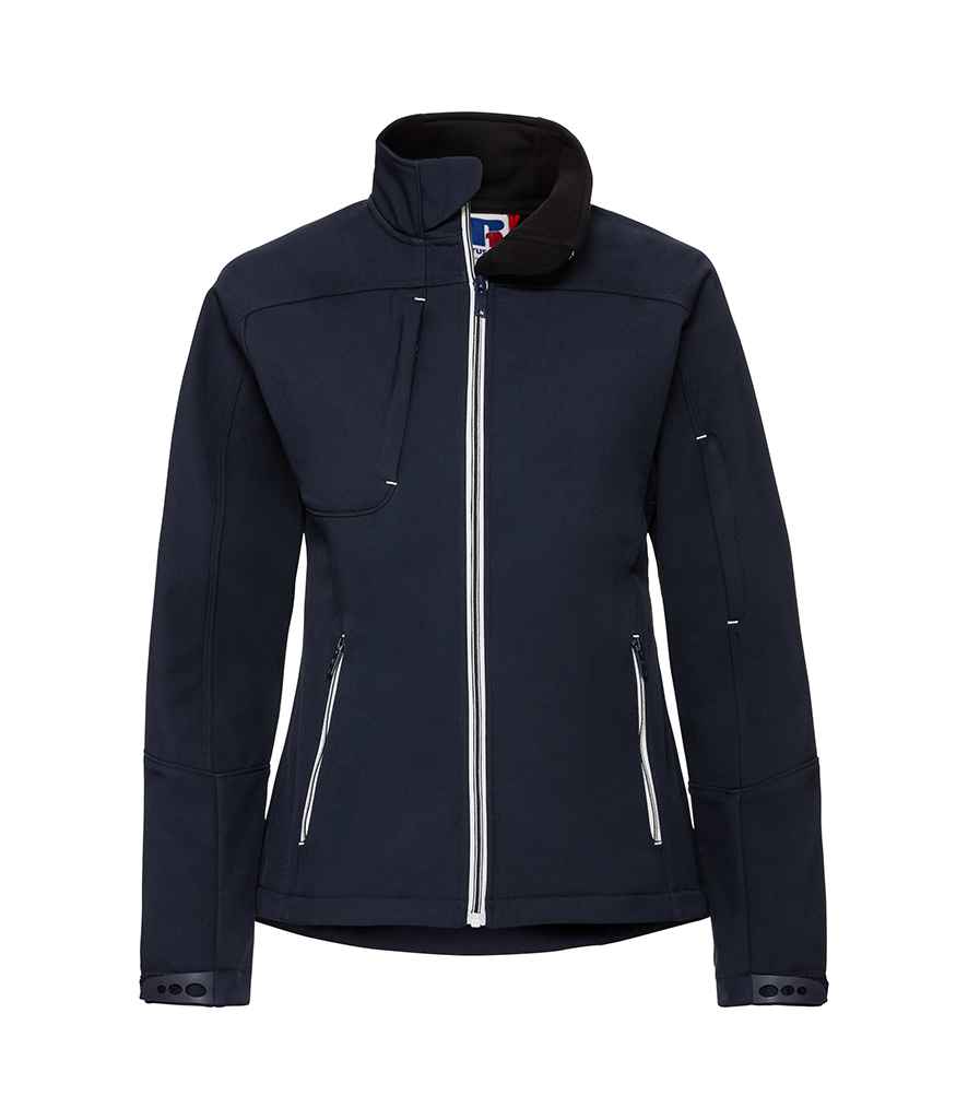 Russell Athletic Ladies Bionic Soft Shell Jacket 410F - French Navy