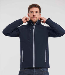 Russell Athletic Bionic Soft Shell Jacket 410M - 410M French Navy Model