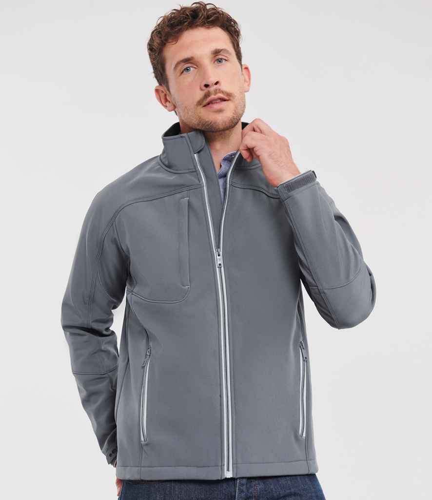 Russell Athletic Bionic Soft Shell Jacket 410M - 410M Iron Model