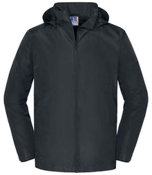 Russell Athletic Essential Weather Shell Jacket 416M - Black