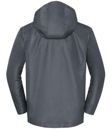 Russell Athletic Essential Weather Shell Jacket 416M - 416M Iron Back