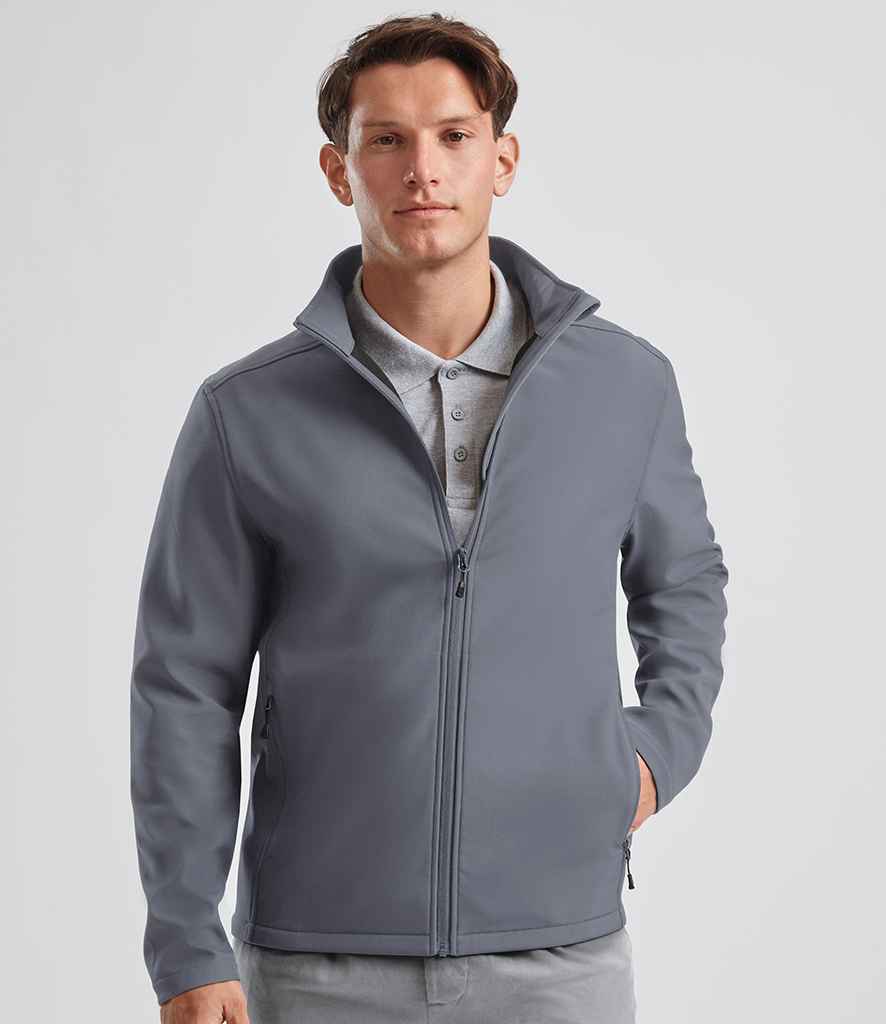 Russell Athletic Essential Recycled Soft Shell Jacket 420M - 420M Iron Model