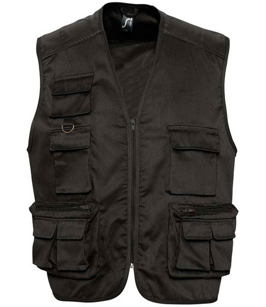 SOL'S Wild Waistcoat 43630 - Black