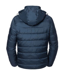 Russell Athletic Hooded Nano Padded Jacket 440M - 440M French Navy Back