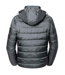 Russell Athletic Hooded Nano Padded Jacket 440M - 440M Iron Back
