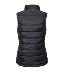 Russell Athletic Ladies Nano Padded Bodywarmer 441F - 441F Black Back