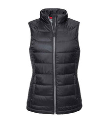 Russell Athletic Ladies Nano Padded Bodywarmer 441F - Black