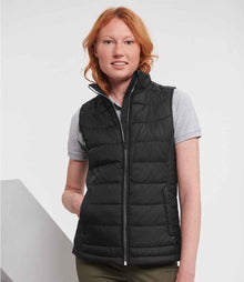 Russell Athletic Ladies Nano Padded Bodywarmer 441F - 441F Black Model