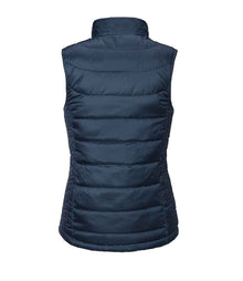 Russell Athletic Ladies Nano Padded Bodywarmer 441F - 441F French Navy Back