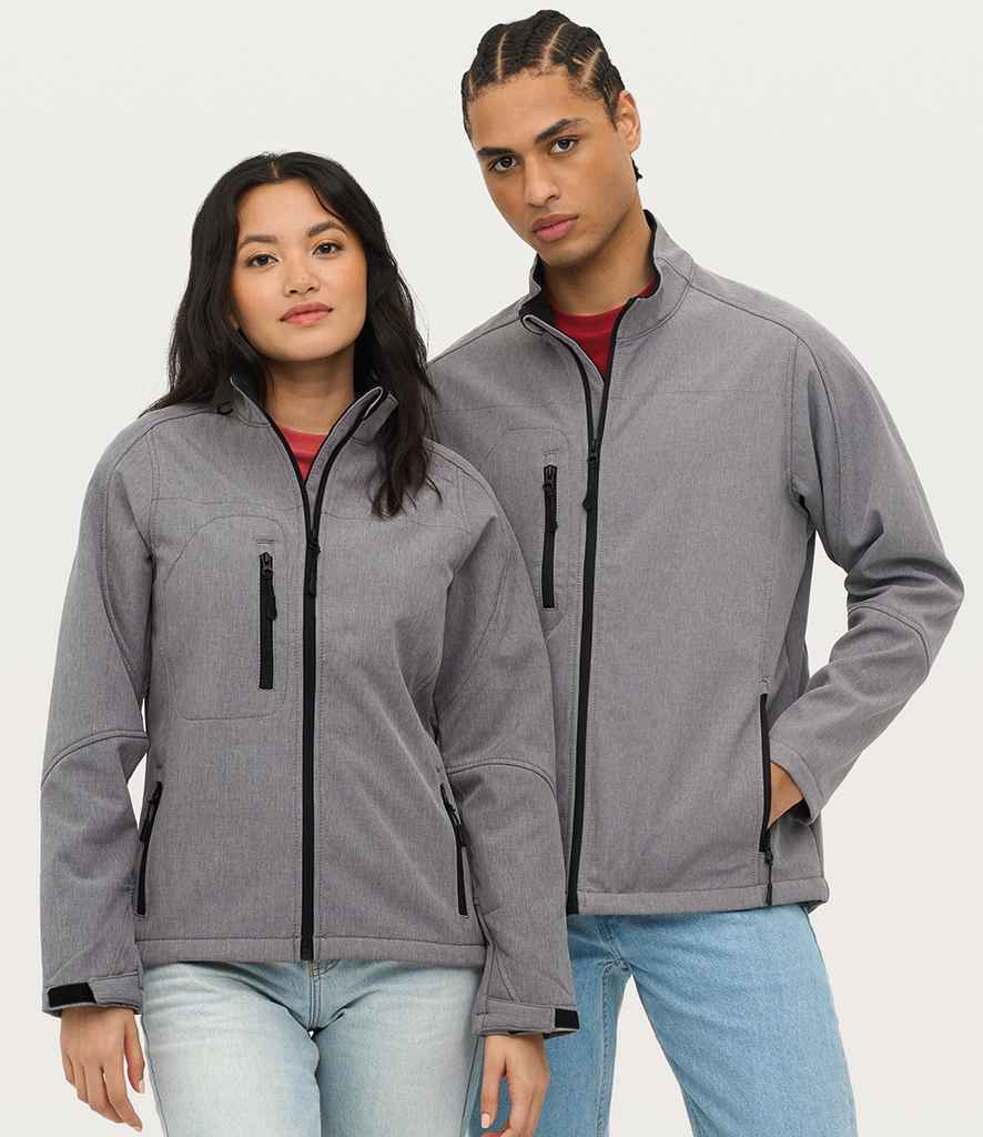 SOL'S Relax Soft Shell Jacket 46600 - 46600 Grey Marl Model