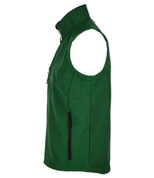 SOL'S Rallye Soft Shell Bodywarmer 46601 - 46601 Bottle Green Side
