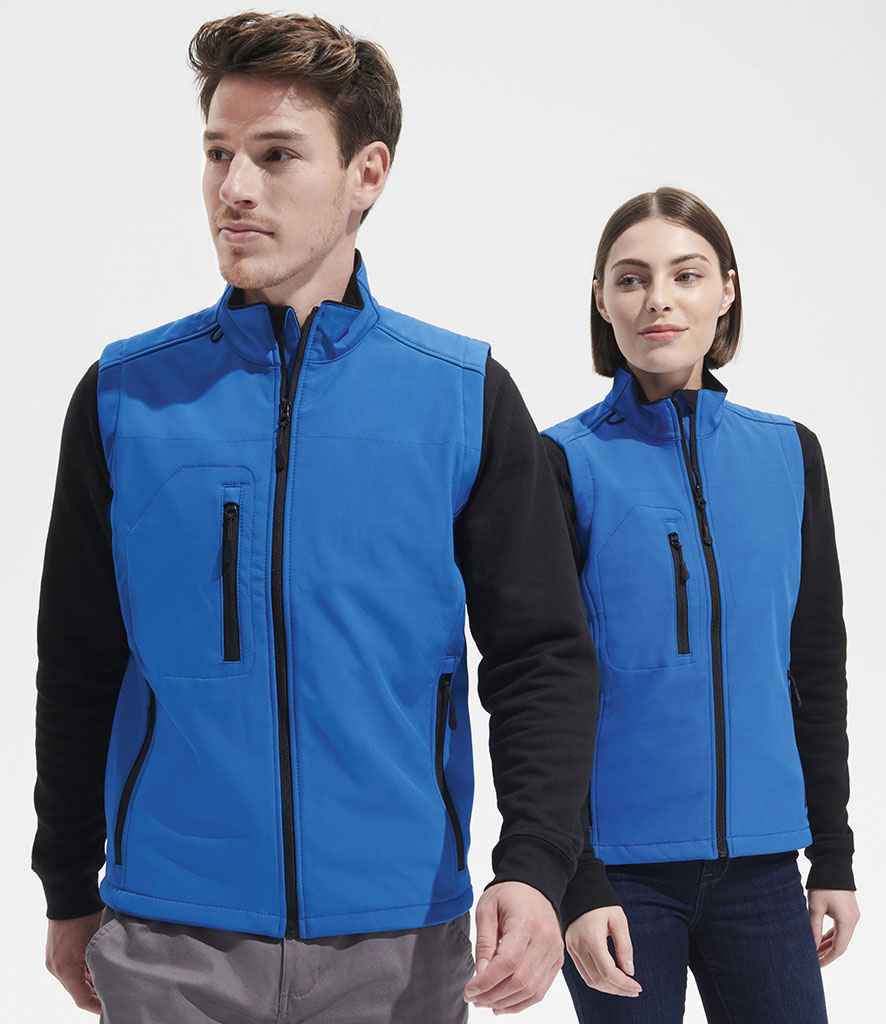 SOL'S Rallye Soft Shell Bodywarmer 46601 - 46601 Royal Blue Model