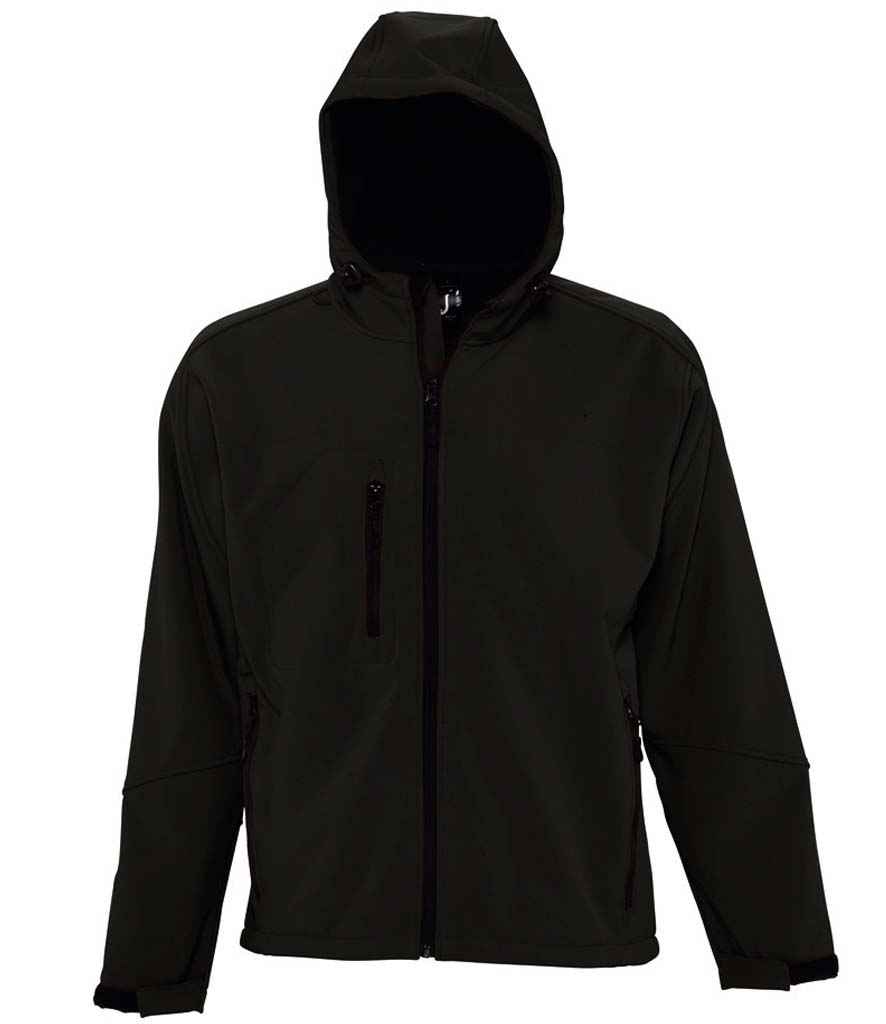 SOL'S Replay Hooded Soft Shell Jacket 46602 - Black