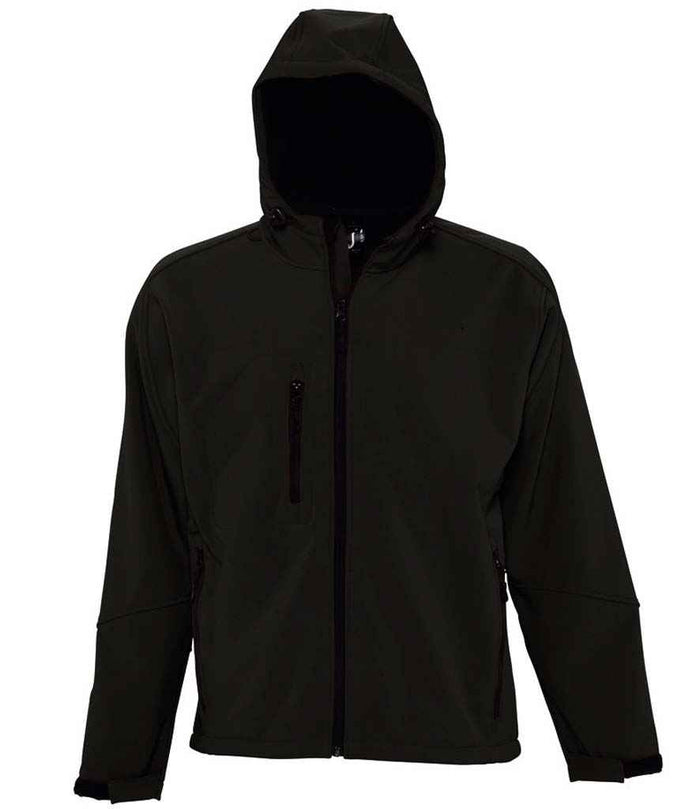SOL'S Replay Hooded Soft Shell Jacket 46602 - Black