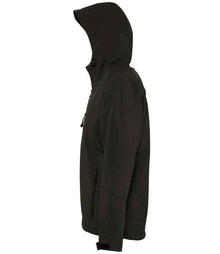 SOL'S Replay Hooded Soft Shell Jacket 46602 - 46602 Black Side