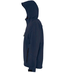 SOL'S Replay Hooded Soft Shell Jacket 46602 - 46602 French Navy Side