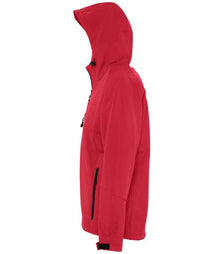 SOL'S Replay Hooded Soft Shell Jacket 46602 - 46602 Pepper Red Side