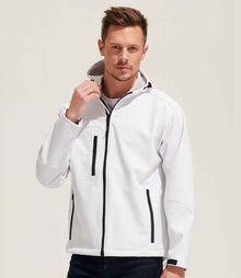SOL'S Replay Hooded Soft Shell Jacket 46602 - 46602 White Model