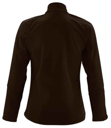 SOL'S Ladies Roxy Soft Shell Jacket 46800 - 46800 Dark Chocolate Back