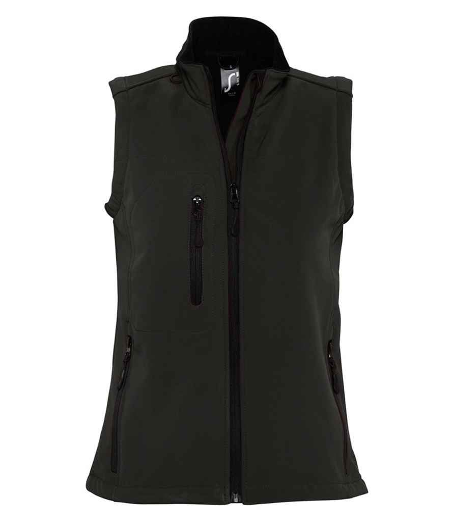 SOL'S Ladies Rallye Soft Shell Bodywarmer 46801 - Black