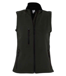 SOL'S Ladies Rallye Soft Shell Bodywarmer 46801 - Black