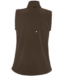 SOL'S Ladies Rallye Soft Shell Bodywarmer 46801 - 46801 Dark Chocolate Back