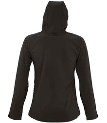 SOL'S Ladies Replay Hooded Soft Shell Jacket 46802 - 46802 Black Back