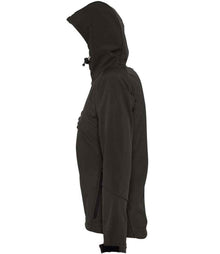 SOL'S Ladies Replay Hooded Soft Shell Jacket 46802 - 46802 Black Side