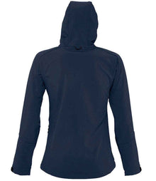 SOL'S Ladies Replay Hooded Soft Shell Jacket 46802 - 46802 French Navy Back