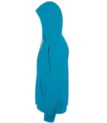 SOL'S Unisex Snake Hooded Sweatshirt 47101 - 47101 Aqua Side