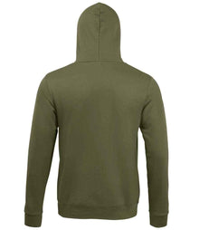 SOL'S Unisex Snake Hooded Sweatshirt 47101 - 47101 Army Back