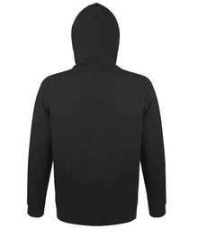 SOL'S Unisex Snake Hooded Sweatshirt 47101 - 47101 Black Back
