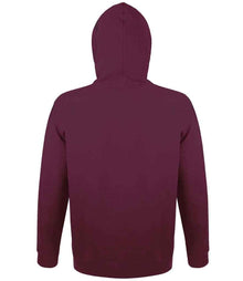 SOL'S Unisex Snake Hooded Sweatshirt 47101 - 47101 Burgundy Back