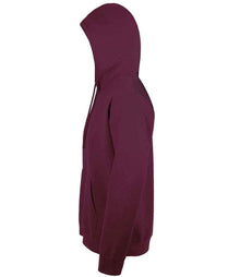 SOL'S Unisex Snake Hooded Sweatshirt 47101 - 47101 Burgundy Side