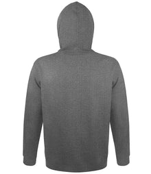 SOL'S Unisex Snake Hooded Sweatshirt 47101 - 47101 Charcoal Marl Back