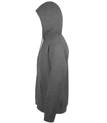 SOL'S Unisex Snake Hooded Sweatshirt 47101 - 47101 Charcoal Marl Side