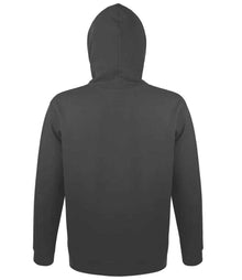 SOL'S Unisex Snake Hooded Sweatshirt 47101 - 47101 Dark Grey Back