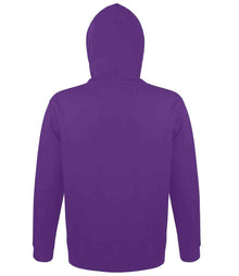 SOL'S Unisex Snake Hooded Sweatshirt 47101 - 47101 Dark Purple Back
