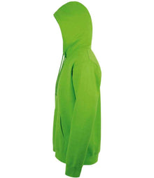 SOL'S Unisex Snake Hooded Sweatshirt 47101 - 47101 Lime Green Side