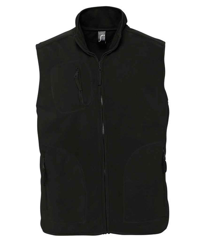 SOL'S Unisex Norway Fleece Bodywarmer 51000 - Black