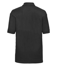Russell Athletic Kids Poly/Cotton Piqué Polo Shirt 539B - 539B Black Back