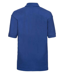 Russell Athletic Kids Poly/Cotton Piqué Polo Shirt 539B - 539B Bright Royal Back