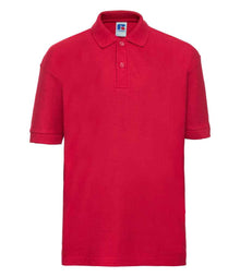 Russell Athletic Kids Poly/Cotton Piqué Polo Shirt 539B - Classic Red