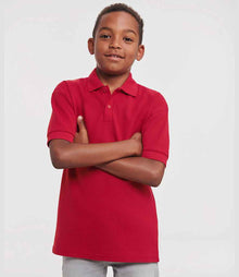 Russell Athletic Kids Poly/Cotton Piqué Polo Shirt 539B - 539B Classic Red Model