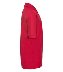 Russell Athletic Kids Poly/Cotton Piqué Polo Shirt 539B - 539B Classic Red Side