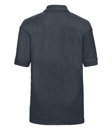 Russell Athletic Kids Poly/Cotton Piqué Polo Shirt 539B - 539B French Navy Back