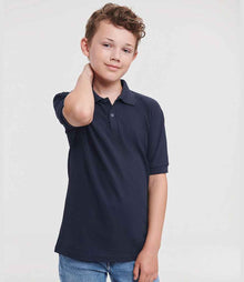 Russell Athletic Kids Poly/Cotton Piqué Polo Shirt 539B - 539B French Navy Model