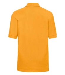 Russell Athletic Kids Poly/Cotton Piqué Polo Shirt 539B - 539B Gold Back